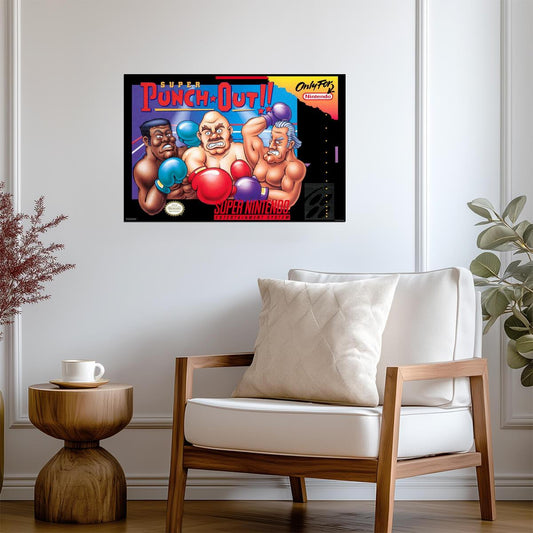 Super Punch-Out!! Arcade Art | Retro Boxing Game | Nintendo Video Game Poster - Video Games Poster