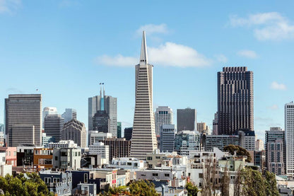San Francisco Transamerica Pyramid | Panoramic Cityscape Photography | California Poster - Photography Poster