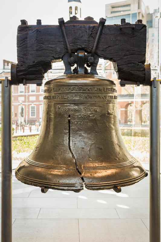 The Liberty Bell on Display | Philadelphia Pennsylvania | Historical Landmark Poster - Photography Poster