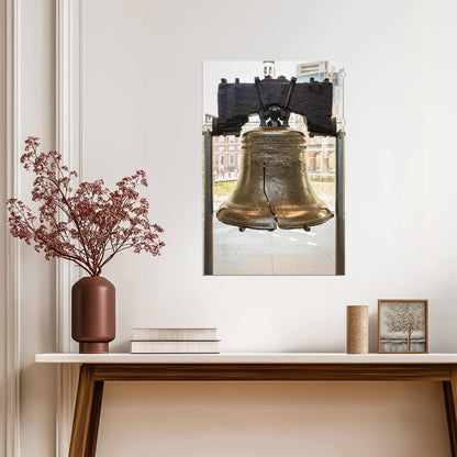 The Liberty Bell on Display | Philadelphia Pennsylvania | Historical Landmark Poster - Photography Poster