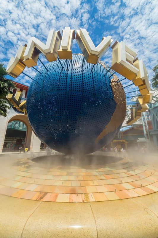 Universal Studios Globe in Singapore | Amusement Park Photography | Travel Poster - Photography Poster