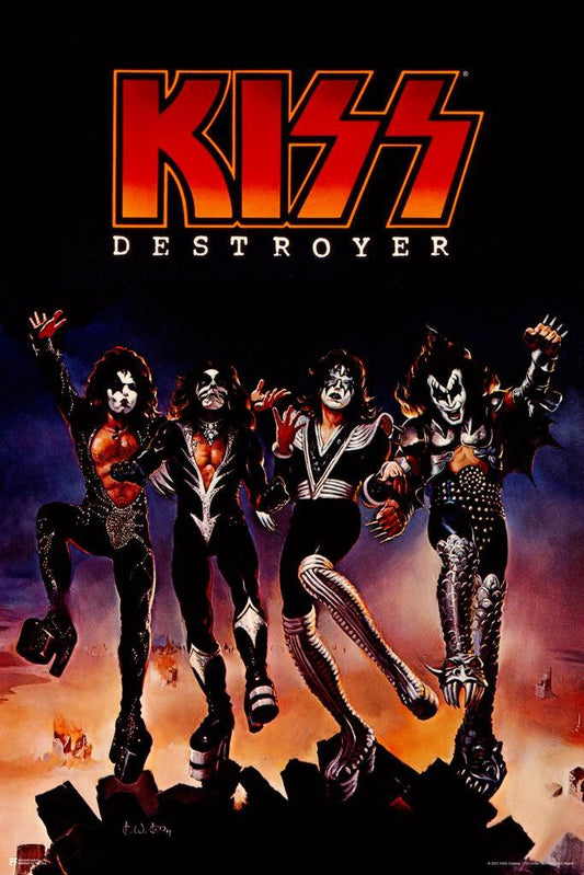 KISS Destroyer Album Cover | Heavy Metal Poster | 70s Rock Wall Art