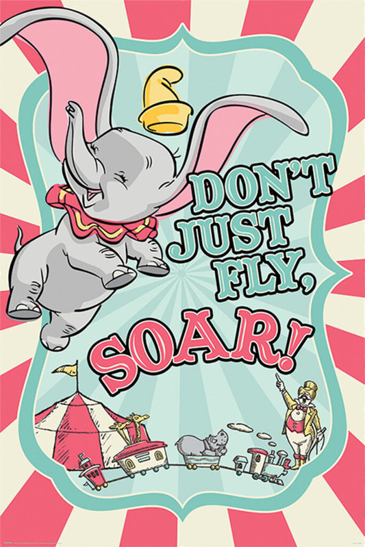 Dumbo at the Circus | Classic Animated Movie Poster - Movies & TV Poster