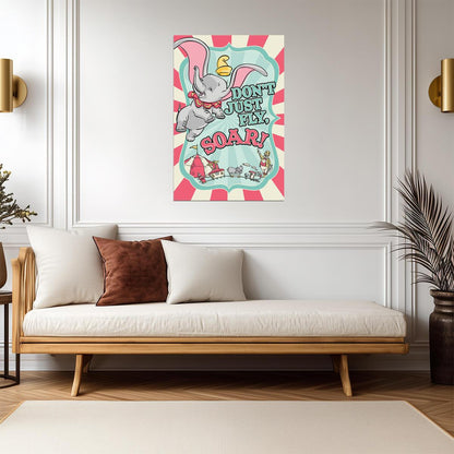 Dumbo at the Circus | Classic Animated Movie Poster - Movies & TV Poster