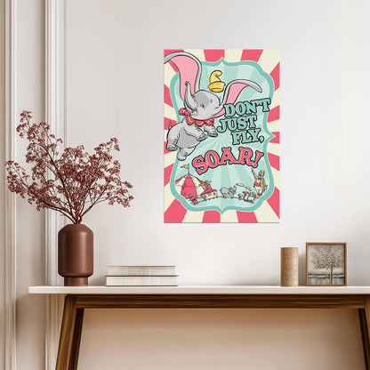 Dumbo at the Circus | Classic Animated Movie Poster - Movies & TV Poster