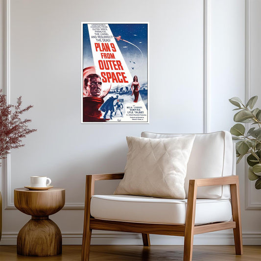 Plan 9 From Outer Space | Classic Sci-Fi Movie Poster - Movies & TV Poster