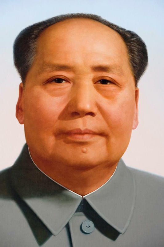 Chairman Mao Zedong Portrait | Chinese Propaganda Art | Vintage Political Poster - Vintage & Retro Poster