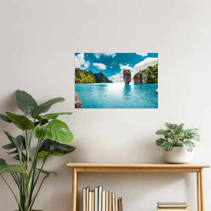 Phuket Scenic Ocean Poster | Thailand Tropical Photography | Seascape Wall Art