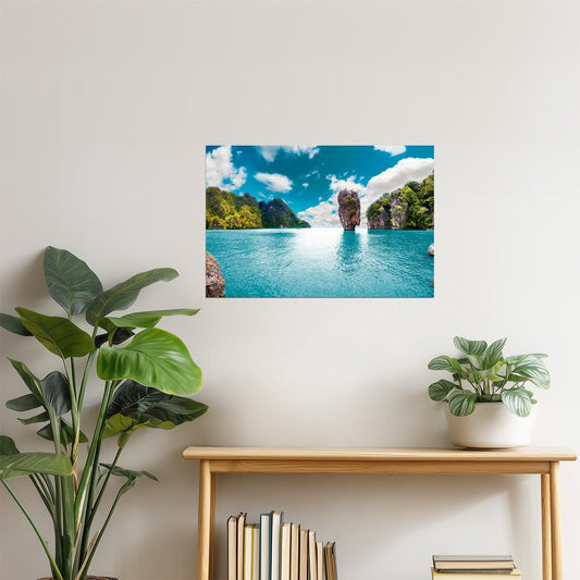 Phuket Scenic Ocean Poster | Thailand Tropical Photography | Seascape Wall Art