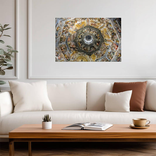 Dome Frescoes at the Cathedral of Florence | Italy Art & Architecture Photography | Renaissance Poster - Photography Poster