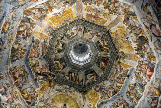 Dome Frescoes at the Cathedral of Florence | Italy Art & Architecture Photography | Renaissance Poster - Photography Poster