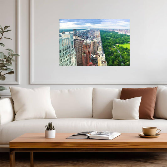 Central Park View from Trump International Hotel | New York City Photography | Urban Landscape Poster - Photography Poster