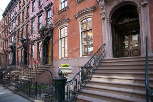 Elegant Brownstones in Chelsea | New York City Photography | Urban Architecture Poster - Photography Poster