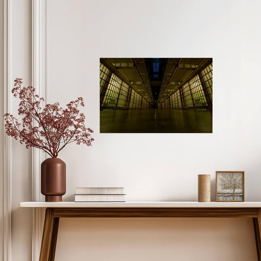 "Broadway" Cell Block at Alcatraz | San Francisco Photography | Historical Prison Poster - Photography Poster