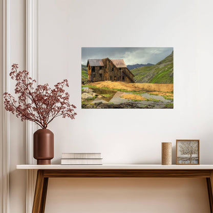 Old Abandoned Mining Building in Telluride | Colorado Photography | Rustic Western Poster - Photography Poster