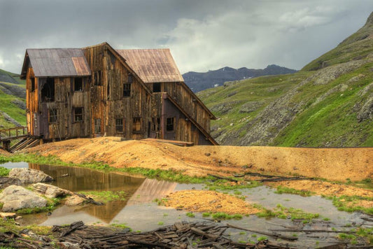 Old Abandoned Mining Building in Telluride | Colorado Photography | Rustic Western Poster - Photography Poster