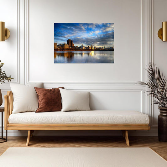 Jacqueline Kennedy Onassis Reservoir in Central Park | New York City Photography | Landscape Poster - Photography Poster