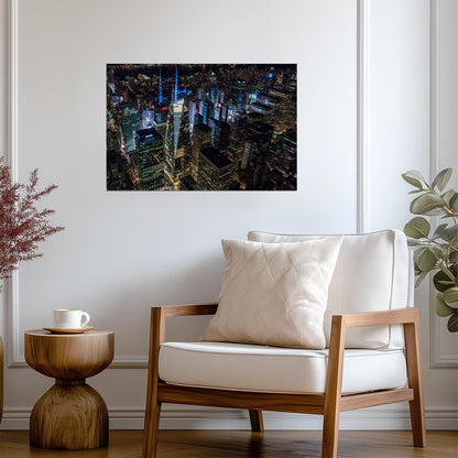 Aerial View of Times Square | New York City Photography | Urban Poster - Photography Poster