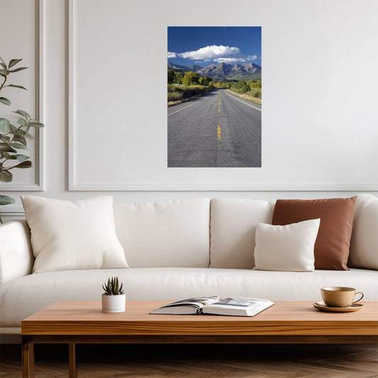 Colorado Route 62 from Ridgeway to Telluride | Scenic Drive Photography | Landscape Poster - Photography Poster