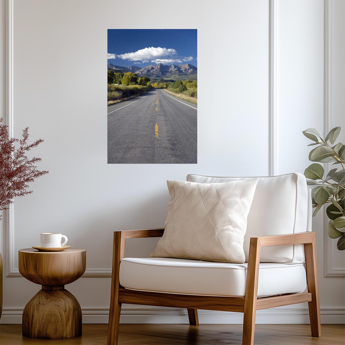 Colorado Route 62 from Ridgeway to Telluride | Scenic Drive Photography | Landscape Poster - Photography Poster