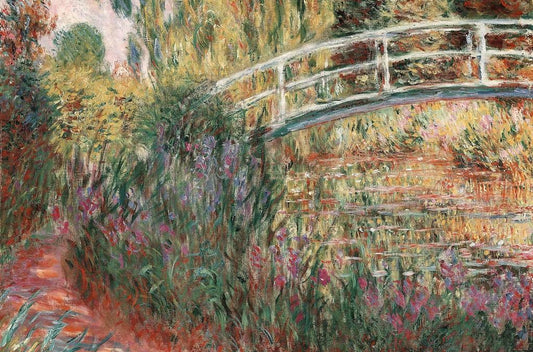 Claude Monet The Japanese Bridge | Impressionism Art Print | Famous Painting Poster