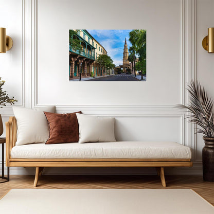 Dock Street Theatre in Charleston | South Carolina Photography | Historical Landmark Poster - Photography Poster