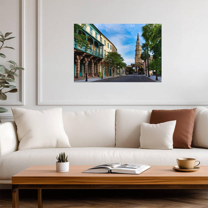 Dock Street Theatre in Charleston | South Carolina Photography | Historical Landmark Poster - Photography Poster