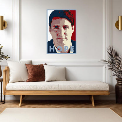 Justin Trudeau "Hope" Parody | Political Pop Art Poster | Canadian Prime Minister Art - Graphic & Art Poster