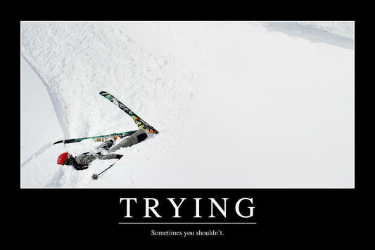 Trying | Funny Demotivational Poster