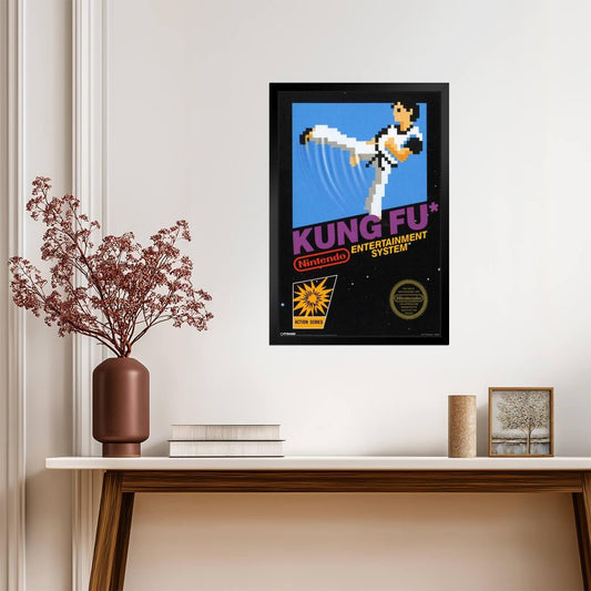 Kung-Fu Master | Retro Gaming Poster | NES 8-Bit Martial Arts Art