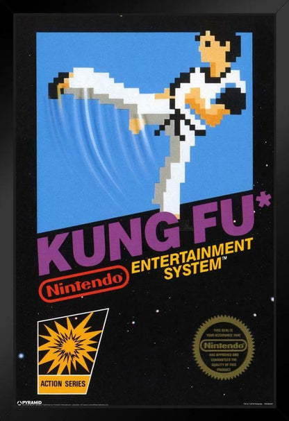 Kung-Fu Master | Retro Gaming Poster | NES 8-Bit Martial Arts Art