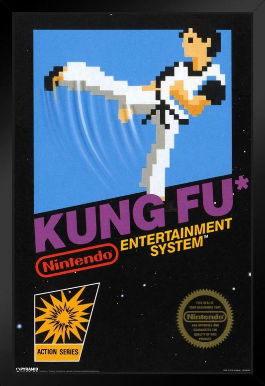 Kung-Fu Master | Retro Gaming Poster | NES 8-Bit Martial Arts Art