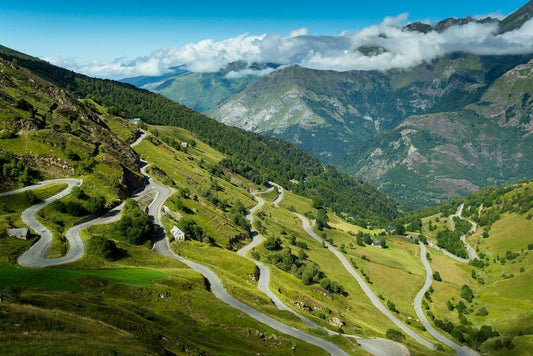 Luz Ardiden Tour De France Poster | Pyrenees Mountains Photography | Cycling Wall Art