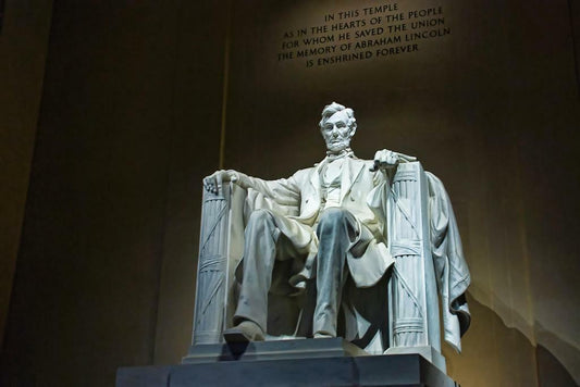 Abraham Lincoln Memorial Statue | Washington D.C. Photography | Historical Landmark Poster - Photography Poster