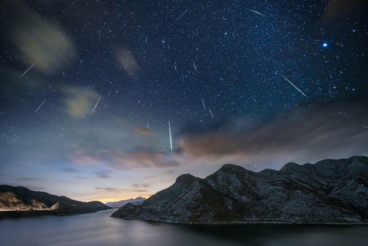 Geminids Meteor Shower Photo | Night Sky Photography | Astronomy & Space Poster - Photography Poster