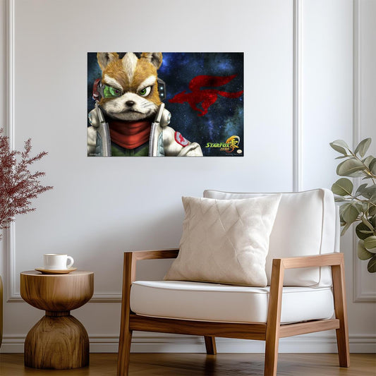 Star Fox Zero "Fox McCloud" | Nintendo Video Game | Modern Gaming Poster - Video Games Poster