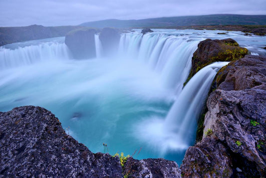 Godafoss Waterfall Poster | Iceland Landscape Photography | Nature Wall Art