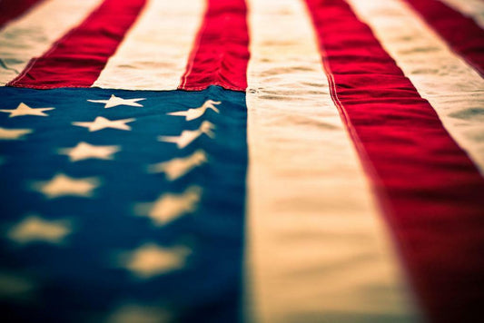 United States American Flag Close Up | "Old Glory" Photography | Patriotic Poster - Photography Poster