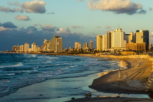 Tel Aviv Skyline from Summit Park | Israel Photography | Middle Eastern Cityscape Poster - Photography Poster