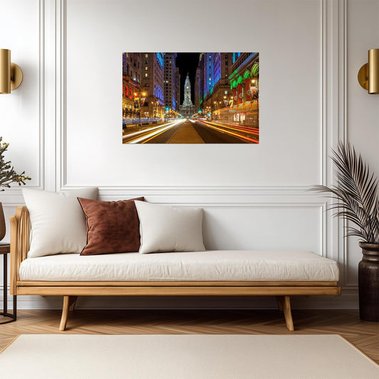 Broad Street in Philadelphia Pennsylvania | Urban Photography | City Hall Poster - Photography Poster