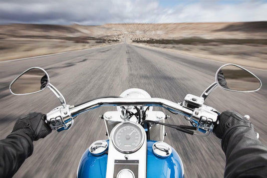 Open Road from a Motorcycle's Perspective | Biker Photography | Adventure Travel Poster - Cars Poster