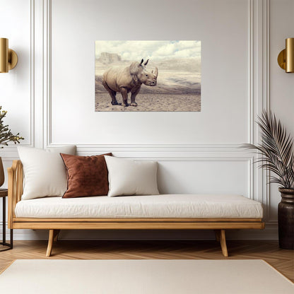 Rhinoceros in the Wild | African Safari Photography | Wildlife Poster - Photography Poster