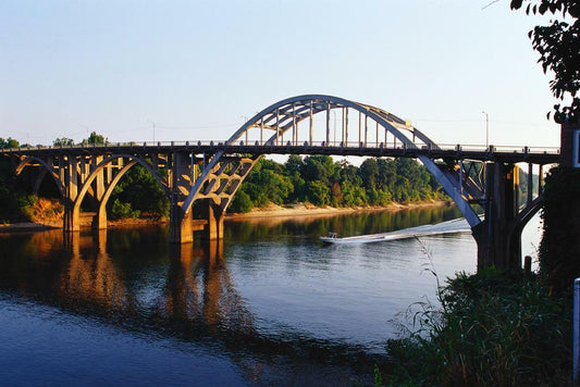 Edmund Pettus Bridge in Selma Alabama | Civil Rights Landmark Photography | Historical Poster - Photography Poster