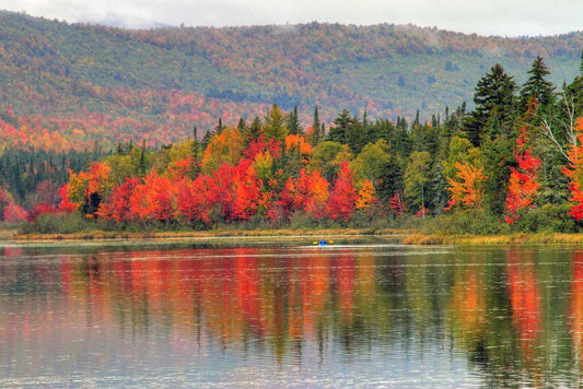 New Hampshire Kayaking Poster | Lake Photography | Outdoor Adventure Wall Art