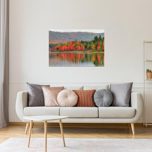 New Hampshire Kayaking Poster | Lake Photography | Outdoor Adventure Wall Art