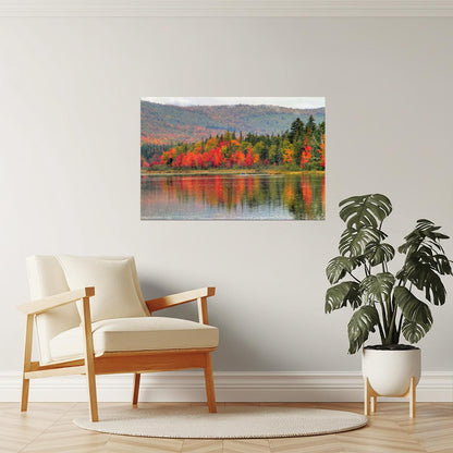 New Hampshire Kayaking Poster | Lake Photography | Outdoor Adventure Wall Art
