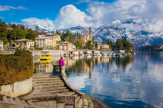 Lake Como Poster | Italy Lombardy Landscape Photography | Italian Alps Wall Art