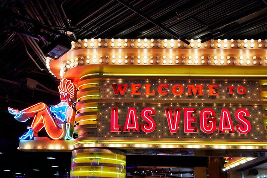 "Welcome to Fabulous Las Vegas" Neon Sign | Nevada Photography | City Landmark Poster - Photography Poster
