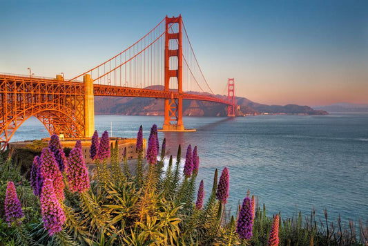 "A New Day Begins" over the Golden Gate Bridge | San Francisco Photography | Sunrise Poster - Photography Poster