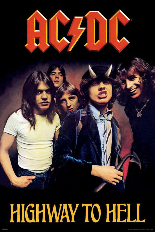 AC/DC Highway to Hell | Album Cover Poster | Classic Hard Rock Wall Art